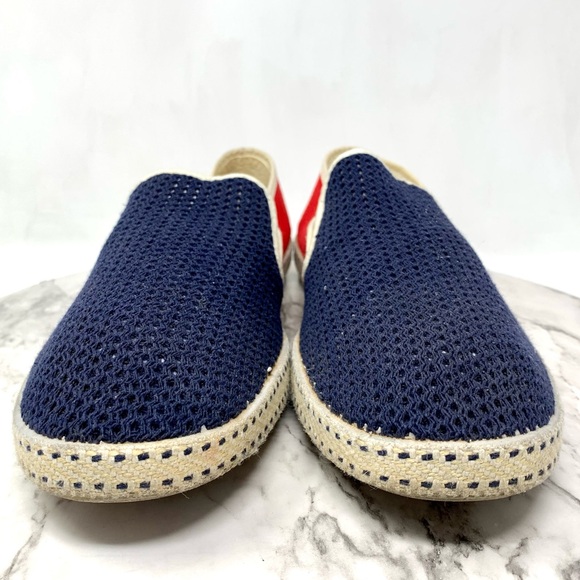 Riviera\'s Classic Canvas & Mesh Slip-On Loafer in Red/Blue 11/45 Mens Preppy main image 8